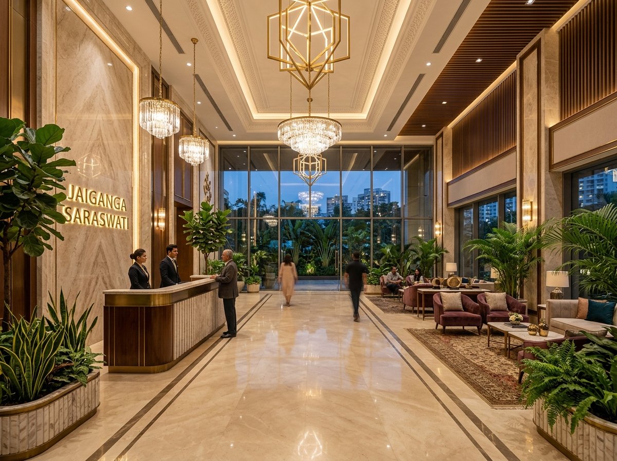 Jaiganga Saraswati Grand Entrance Lobby